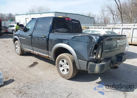 2012 Ram 1500 Slt из США, поврежденный, VIN 1C6RD7LT8CS305322